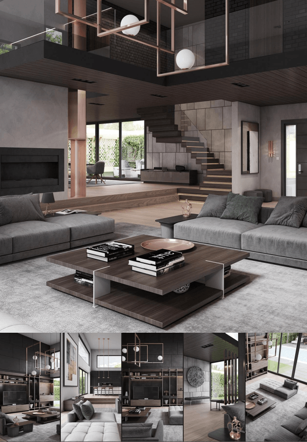 Các căn hộ Penthouse có thiết kế cực kỳ sang trọng.